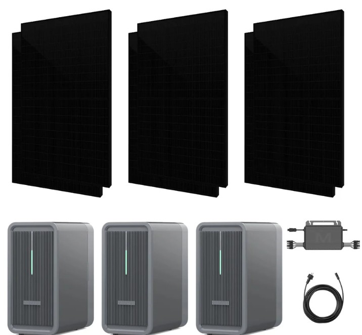 Marstek Saturn B2500-D 4 PVOne_Marstek Saturn B2500-D_3x 2,24kWh Speicher_mit 800W Microwechselrichter