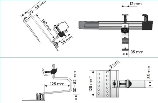 COBALT Montagesysteme 5 Cobalt Ziegel