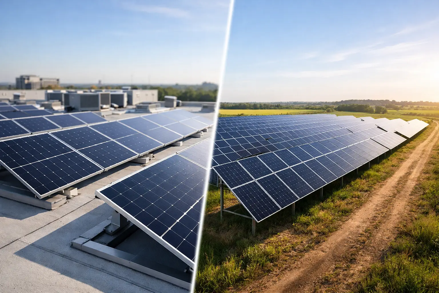 Home 26 Dachanlage oder Freiflächenanlage?