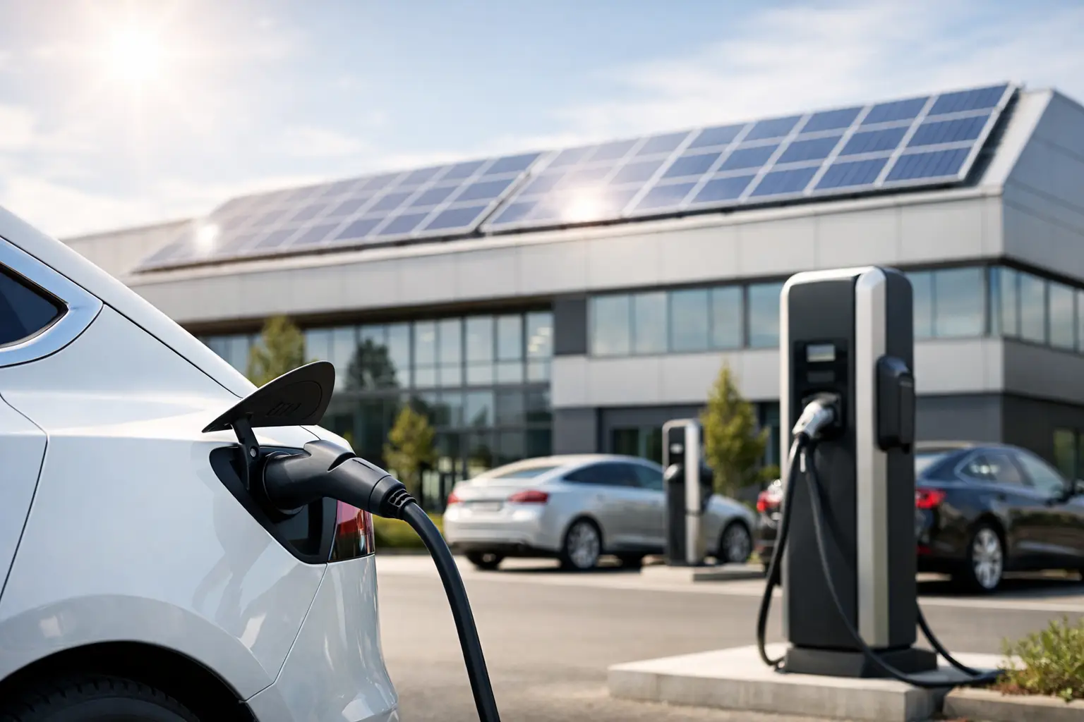 Home 26 Ladeinfrastruktur im Unternehmen mit Photovoltaik
