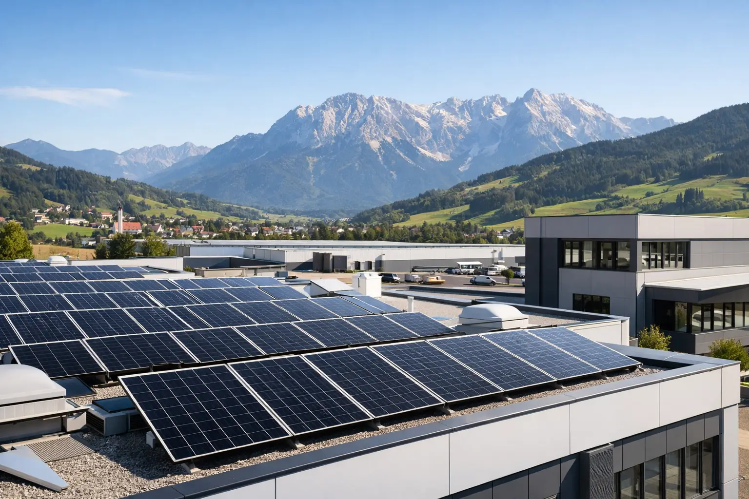 Home 27 Photovoltaik für Gewerbebetrieb in Österreich