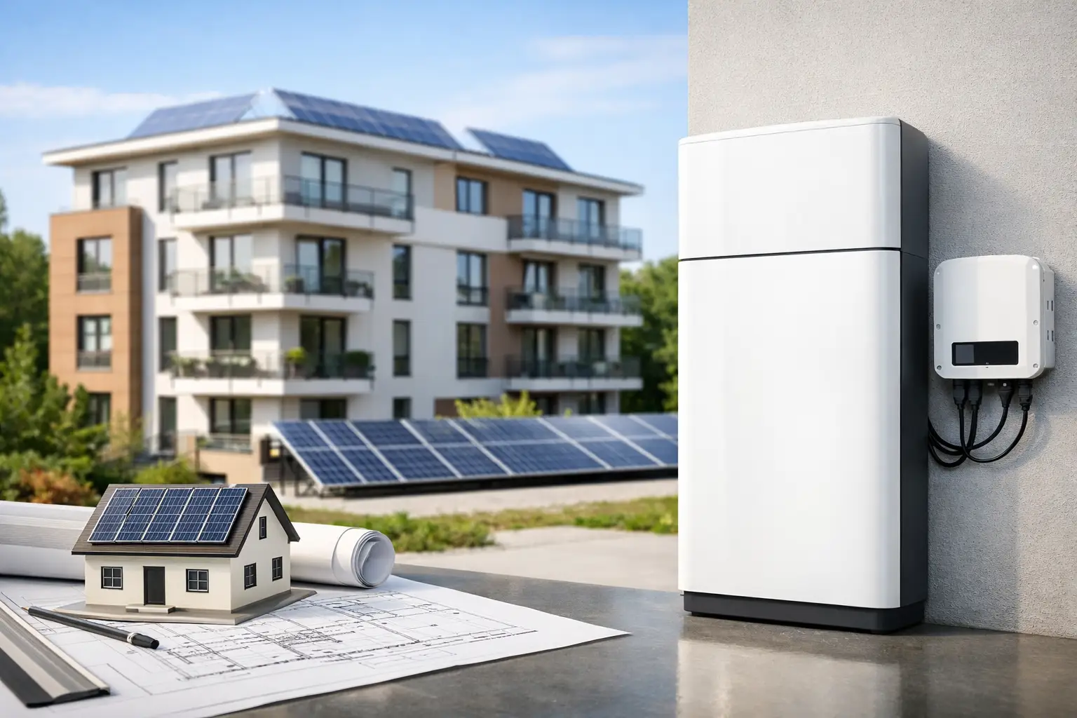 Energiespeicher für Mehrfamilienhaus planen