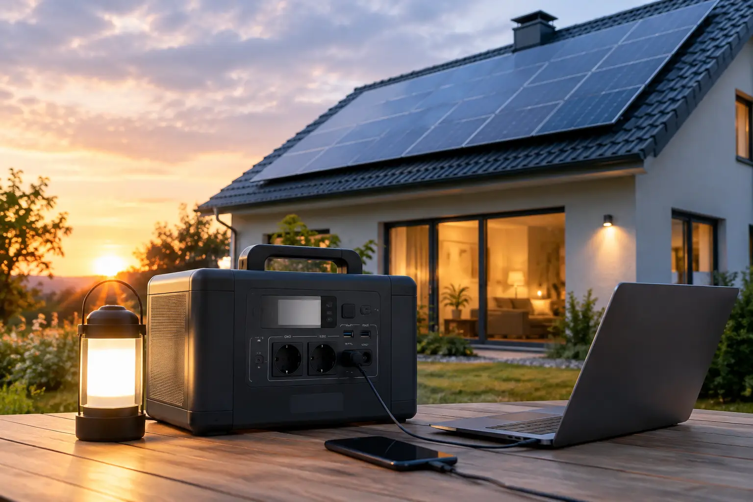 Stromausfall mit Solaranlage überbrücken